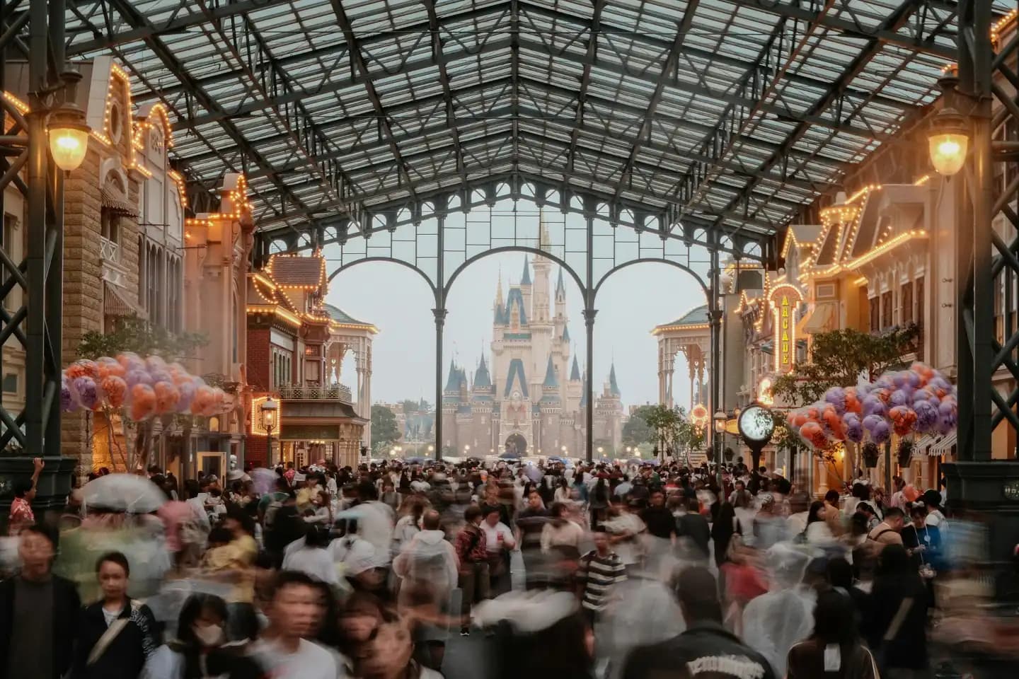 Tokyo Disneyland kasteel en hoofdingang